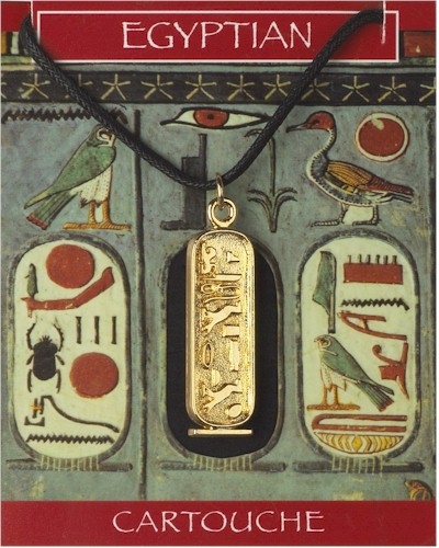 Cleopatra Cartouche Pendant - Gold Plated