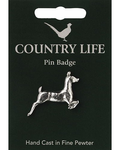 Country Life Deer Pin Badge - Pewter