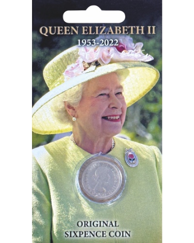 Elizabeth II Sixpence Collectors Coin