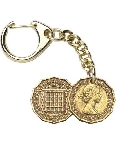 Threepence Key-Ring - Elizabeth II