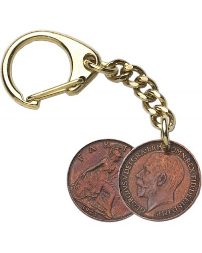 Farthing Key-Ring - George V