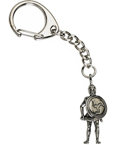 Greek Warrior Figure Key-Ring