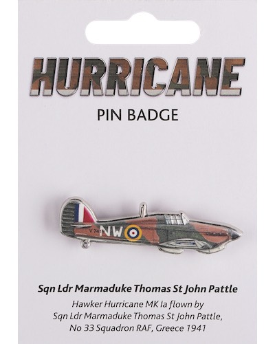 Hawker Hurricane 3D Pin Badge