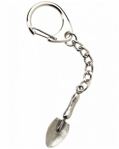 Hand Trowel Key-Ring - Pewter