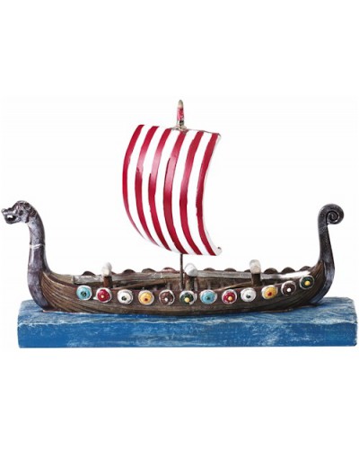 Viking Ship Resin Model 15cm