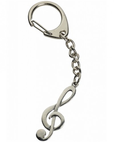 Large Treble Clef Key-Ring