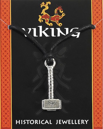 Mjolnir Thors Hammer Pendant - Pewter