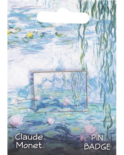 Claude Monet 3D Pin Badge