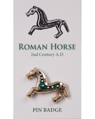 Roman Horse Enamel Pin Badge