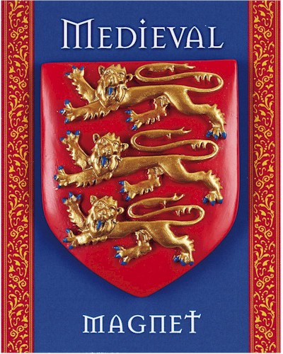 Three Lions Shield Magnet