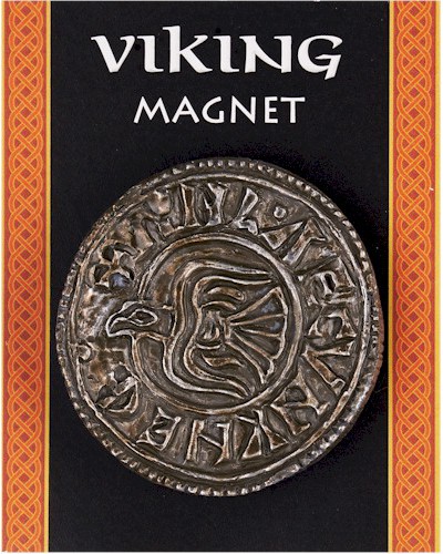 Viking Coin Silver Magnet