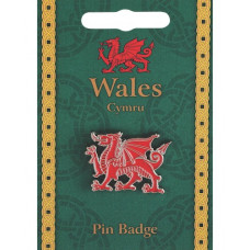 Welsh Dragon Enamel Pin Badge