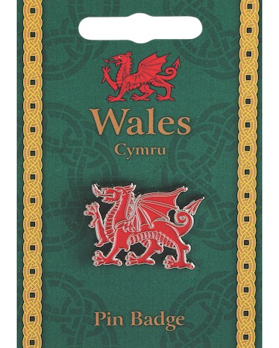 Welsh Dragon Enamel Pin Badge